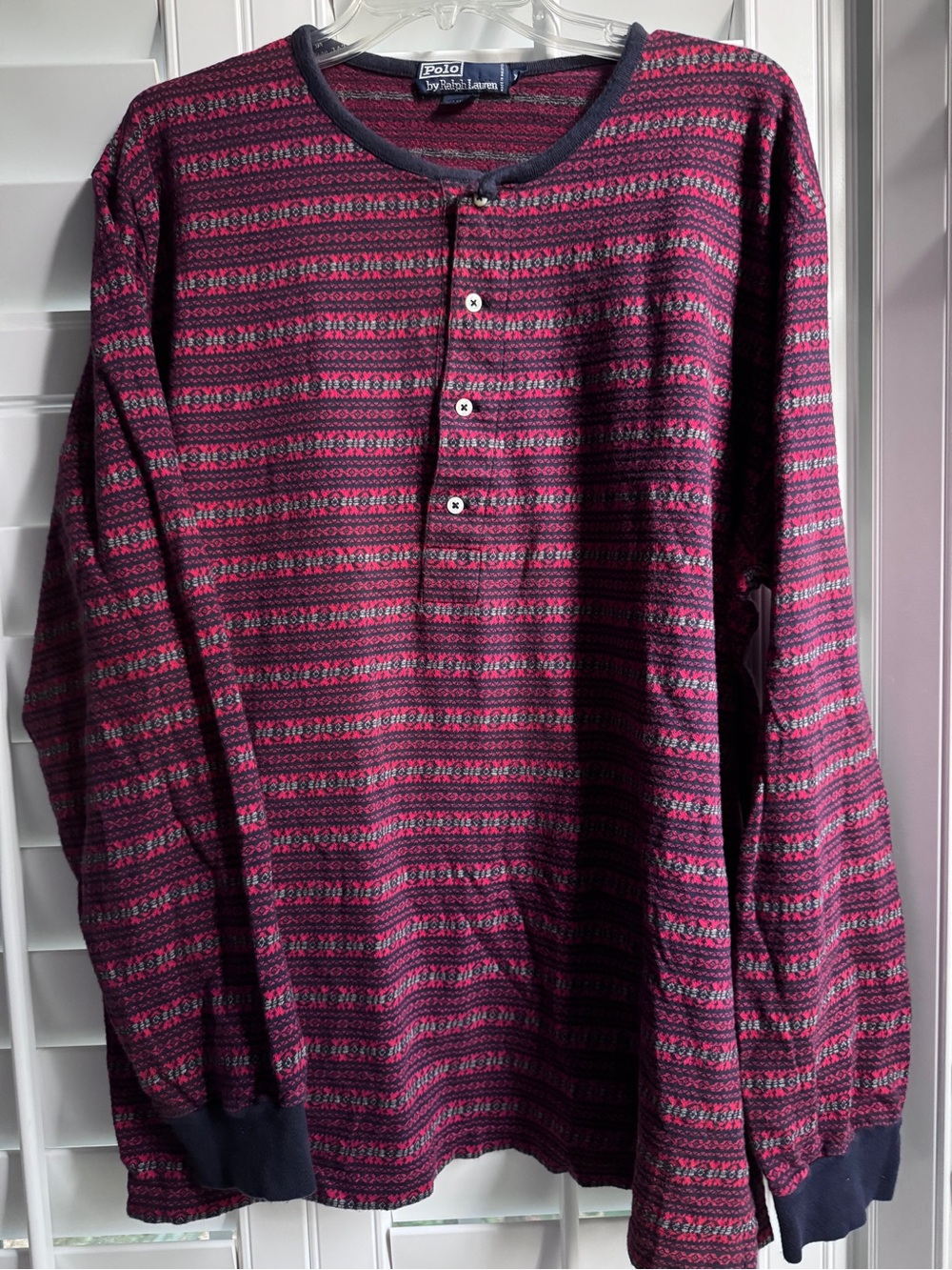 Polo Ralph Lauren Vintage long sleeve shirt. Size XL